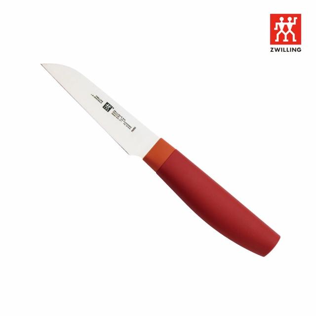 【ZWILLING 德國雙人】Now S蔬果刀/削皮刀8cm-3色任選/新舊包裝隨機出貨(德國雙人牌集團官方直營)