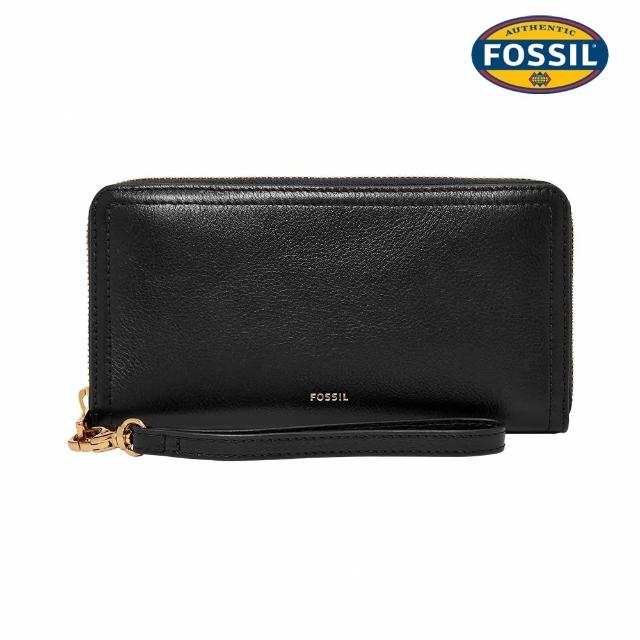 【FOSSIL】Logan 多層真皮拉鍊RFID防盜長夾 出國必備  限定 (多色任選)