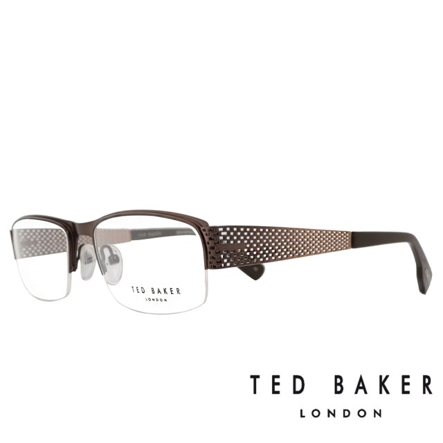 【TED BAKER】英倫紳士日常金屬造型光學眼鏡(TB4188-169 咖啡)