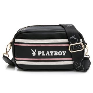 【PLAYBOY】斜背包 美學系列(黑色)
