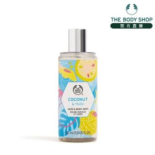 【THE BODY SHOP 美體小舖】椰乳&柚子頭髮身體淨新香霧(150ML)