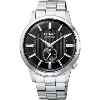 【CITIZEN 星辰】星辰 精鋼防眩光機械時尚腕錶(NK5000-98E)