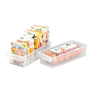 【INOMATA】日本製造 冰箱冷藏-拉取式深型收納籃(大型3入裝)