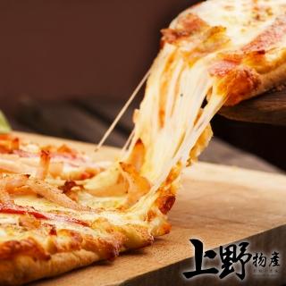 【上野物產】6吋馬賽傳統蘑菇起士培根 濃情pizza x30片(比薩 批薩 烤箱微波爐 披薩 PIZZA)