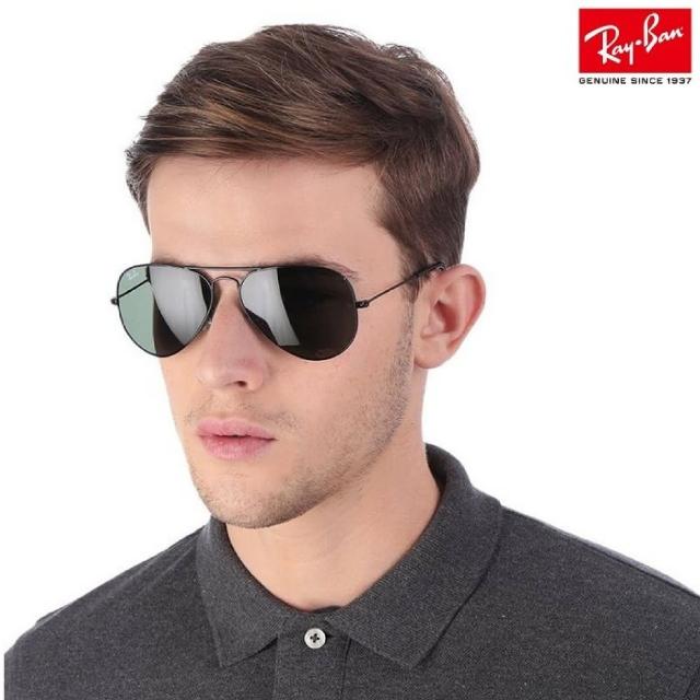 【RayBan 雷朋】飛官偏光款 太陽眼鏡(墨綠#RB3025 002/58-62MM)