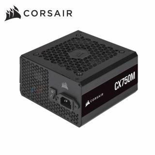 【CORSAIR 海盜船】CX750M 80Plus 銅牌 電源供應器(半模組)