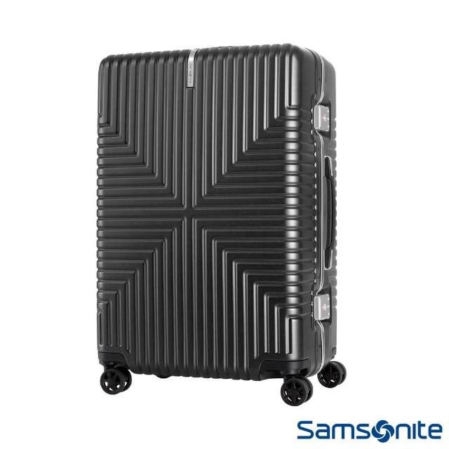 Samsonite 新秀麗【Samsonite 新秀麗】28吋Intersect 高質感PC鋁框硬殼TSA行李箱(黑)