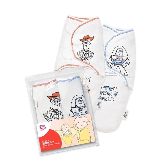【mamaway 媽媽餵】迪士尼系列蠶寶寶包巾組-2入  共3色(寶寶包巾/嬰兒包巾)