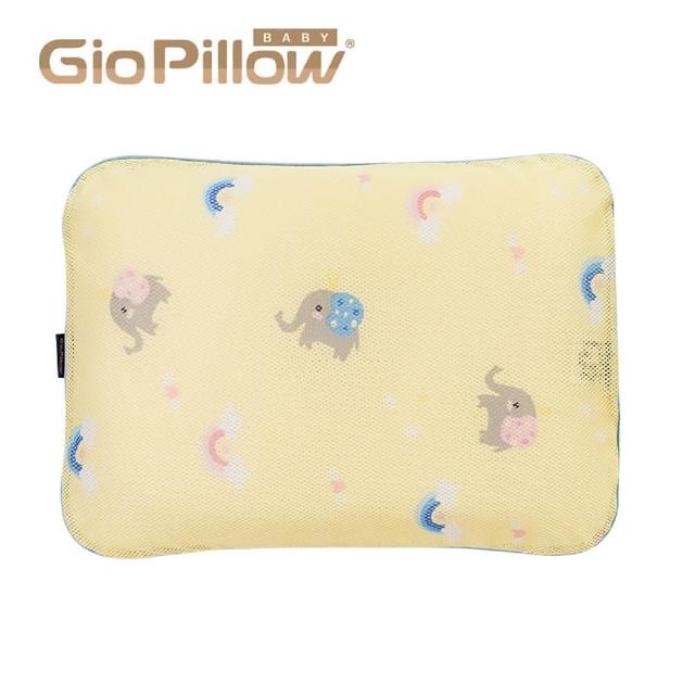 【GIO Pillow】超透氣防蹣兒童枕頭 L號 2歲以上(枕頭 兒童枕頭 午睡枕頭 水洗枕頭 透氣枕)