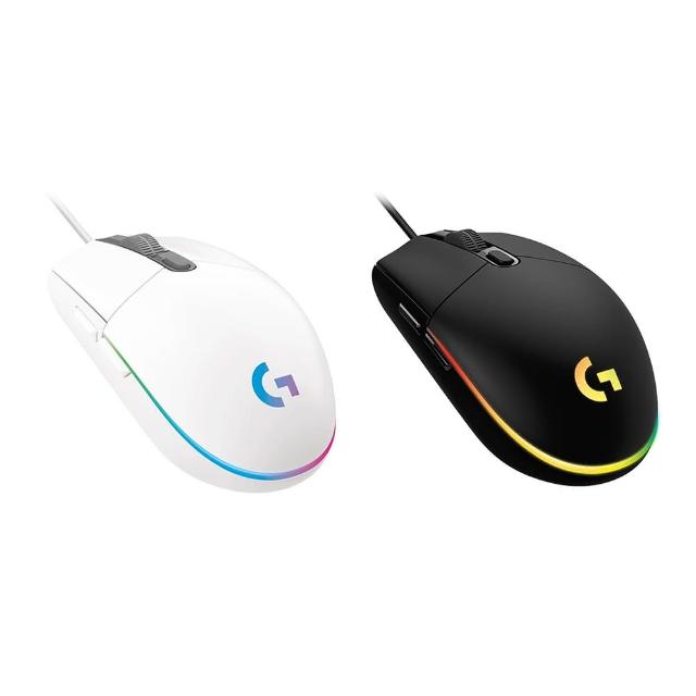 【Logitech G】G102 二代LIGHTSYNC炫彩遊戲滑鼠(2色)