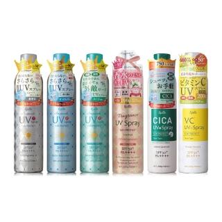 【日本Ajuste愛伽絲】高效防曬噴霧200g兩件組(-8度C涼感降溫/防曬冰霧/大容量/任選)