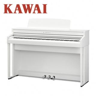 【KAWAI 河合】CA49 WH 88鍵木質琴鍵 數位電鋼琴 經典木紋白色款(原廠公司貨 商品保固有保障)