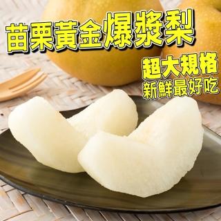 【台灣紅-中秋禮盒】超大規格-黃金爆漿梨(五顆/5.5斤裝/禮盒)