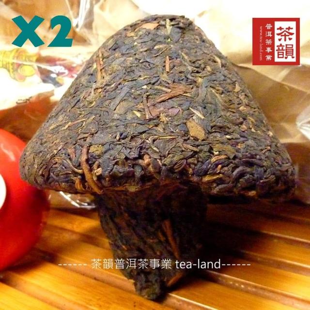 【茶韻普洱茶事業】買1送1 2007年下關寶焰雲南緊茶蘑菇沱250g生茶普洱茶葉禮盒(附茶樣10g.茶針x1.收藏盒x2)