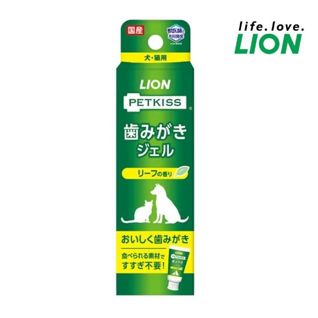【LION 獅王】親親寵物牙膏 40g（綠葉清香/雞肉風味/蘋果香味）