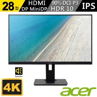 【Acer 宏碁】B287K 28型IPS 16:9 電競螢幕(MM.TL6TT.001)
