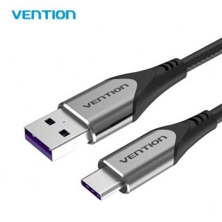 【VENTION 威迅】COF系列 5A Type-C 極速 USB 充電傳輸線(25cm)