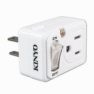 【KINYO】節電1開2插分接器(MR-5352)