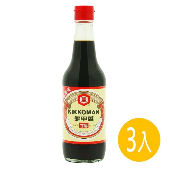 【龜甲萬】龜甲萬甘醇醬油500ml(非基因改造)