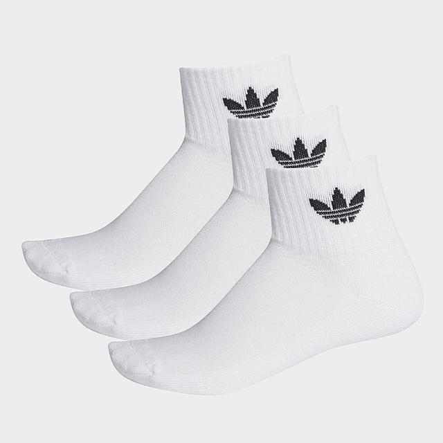 【adidas官方旗艦館】中筒襪 3 雙入 男/女(FT8529)