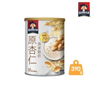 【QUAKER桂格】原杏仁燕麥穀奶390gx3罐