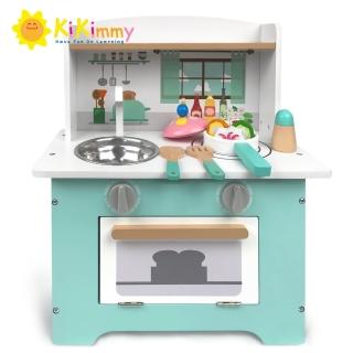 【kikimmy】英格蘭鄉村木製廚房玩具組(附配件5件)