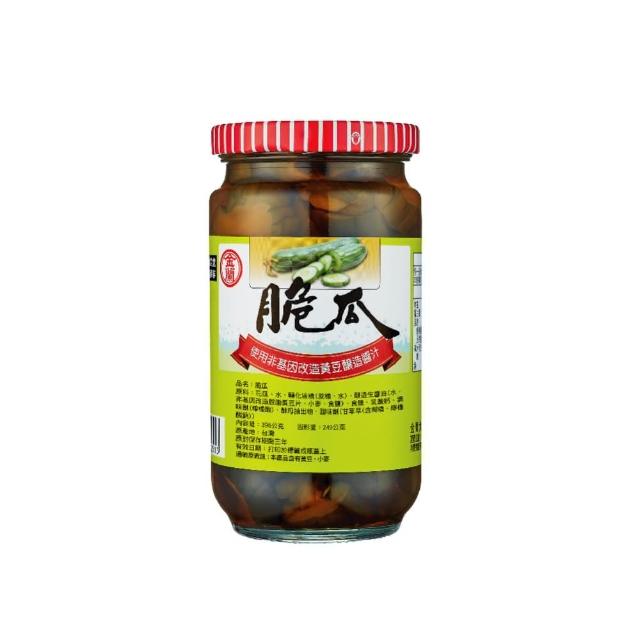 金蘭食品 脆瓜396g 全素 新鮮 花瓜 罐頭 Momo購物網 金蘭食品 脆瓜396g 全素 新鮮 花瓜 罐頭 Momo購物網
