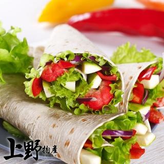 【上野物產】道地墨西哥風情捲餅皮 totilla taco burrito  x2包(350g±10%/10片/包)