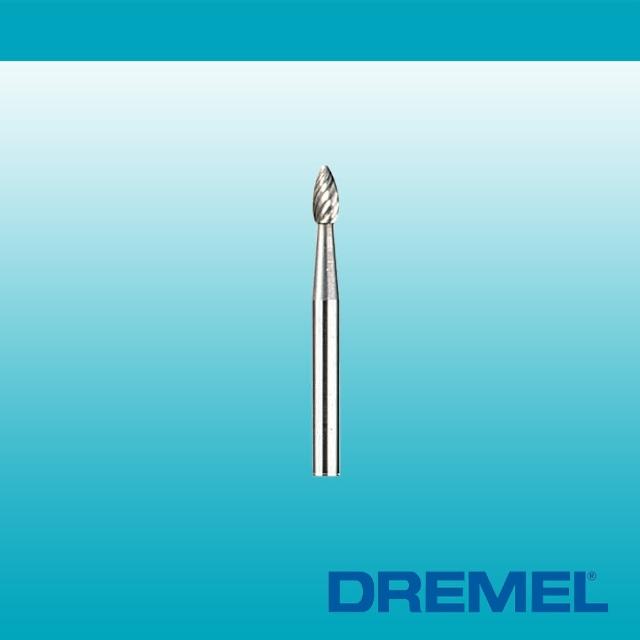 雙11限定【DREMEL 精美】1/8吋 3.2mm 尖橢形碳化鎢滾磨刀(9911)