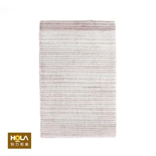 【HOLA】和風竹纖維紗布彩虹方巾棕 32x34cm