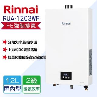 【林內】全省安裝  強制排氣型12L熱水器(RUA-1200WF)