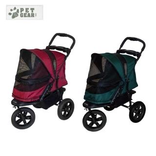 【PET GEAR】AT3無拉鍊三輪寵物推車(PG-8350NZRR/PG-8350NZFG)