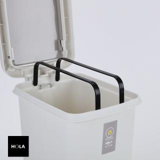 【HOLA】雙蓋垃圾桶10L