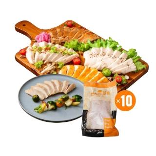 【野人舒食】即食舒肥雞胸180g│口味任選│10包入(國產雞胸肉新鮮製作 退冰即食超方便)