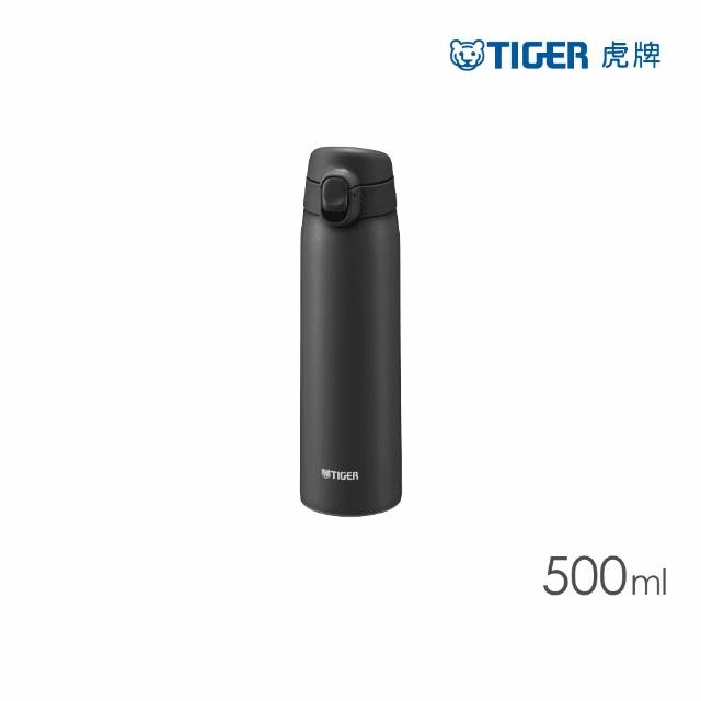 【TIGER 虎牌】彈蓋雙層不鏽鋼保溫瓶 500ml(MCT-T050 真空保溫杯/輕量隨行杯)