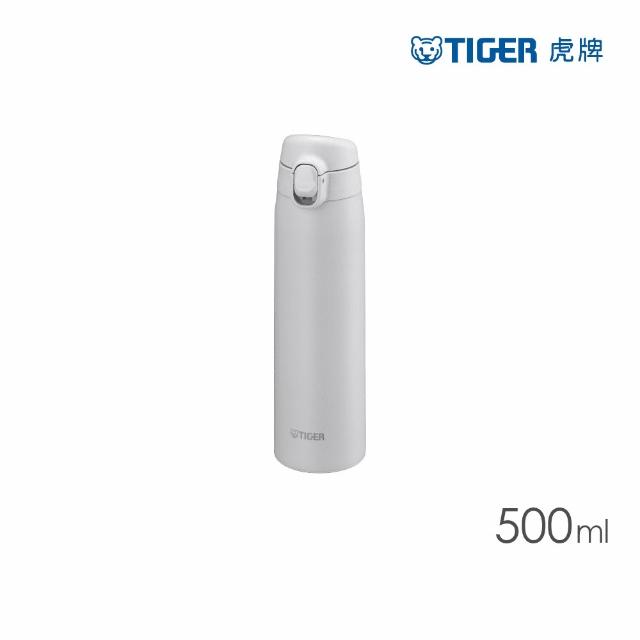 【TIGER 虎牌】彈蓋雙層不鏽鋼保溫瓶 500ml(MCT-T050 真空保溫杯/輕量隨行杯)