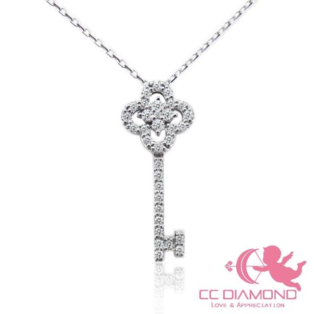 CC Diamond【CC Diamond】頂級日本進口 18K F/VS 鑽石鑰匙套鏈(一線品牌的品質)