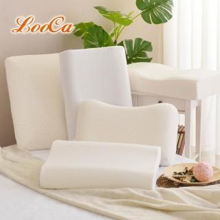 【LooCa】護頸深度睡眠乳膠枕頭-1入(五款任選set)