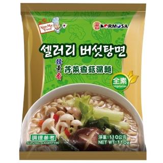 【Paldo 八道】韓素香芹菜香菇湯麵 全素(110g)