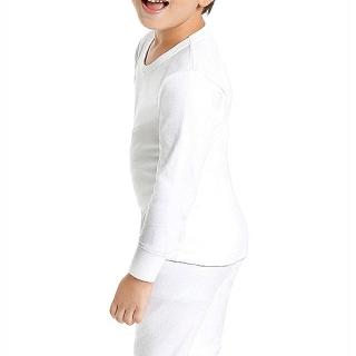 【宜而爽】男童羅紋厚棉衛生衣(3件組-尺寸28)