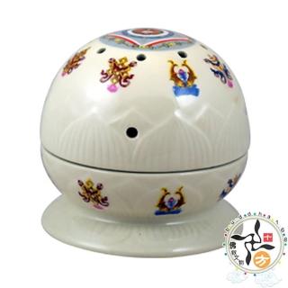 【十方佛教文物】息災壇城金剛煙供爐 白色(+熄滅病痛身體健康 白色香包3包)