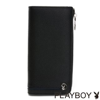 【PLAYBOY】L拉長夾 High-End系列(黑色)