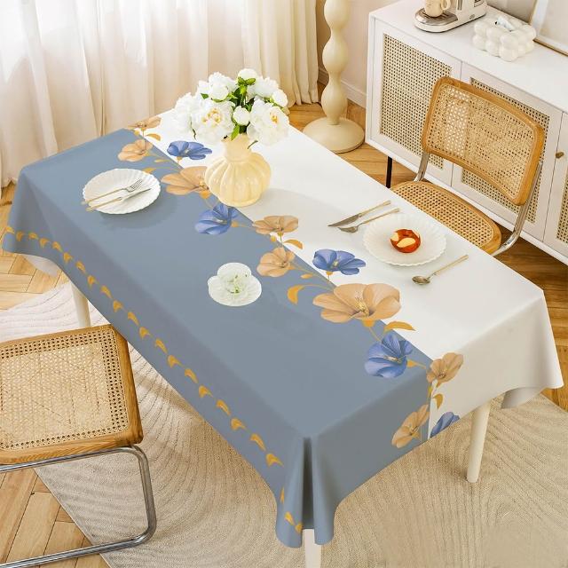 【巴芙洛】北歐色彩布貼合素色系防水防油桌巾-140X140cm(正方桌垂直防水防油桌巾/餐桌巾/桌布/桌墊/台布)