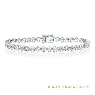 【King Star】名品1.20克拉14K金鑽石手鍊(適合日日配戴熱銷款)
