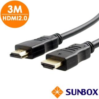 【SUNBOX 慧光】3M HDMI 2.0 傳輸線(4K UHD)
