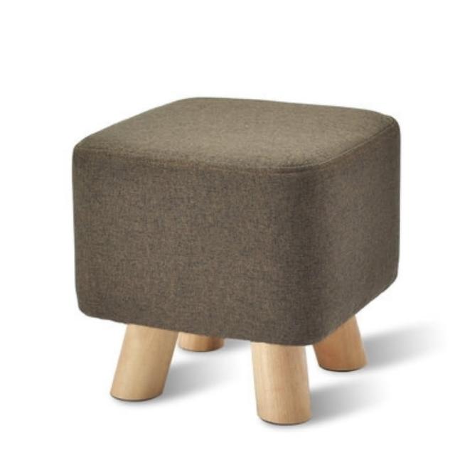 【AOTTO】日系無印風實木方形椅凳 換鞋凳 矮凳(買一送一  三色可選)