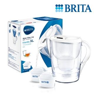 【BRITA】Marella 3.5L馬利拉濾水壺+全效型濾芯2入