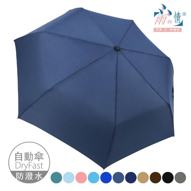 【雨之情】簡約時尚摺壘自動傘(雨傘/折疊傘/摺傘/自動開收)