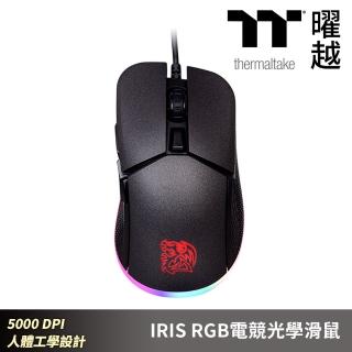 【Thermaltake 曜越】IRIS RGB 電競光學滑鼠(MO-IRS-WDOHBK-01)