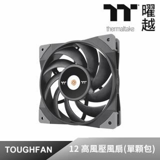 【Thermaltake 曜越】TOUGHFAN 12 高風壓風扇(CL-F117-PL12BL-A)